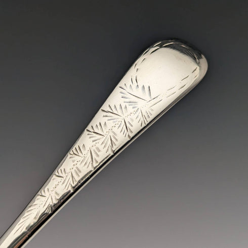 1895 年左右英國古董鍍銀 Crisling 餐具套裝含亨利·阿特金盒